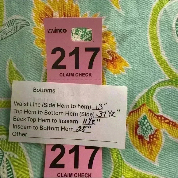 Leggiadro Women’s Size 2 Bright Floral Side Zip Ankle Pants Made In USA - Picture 15 of 15